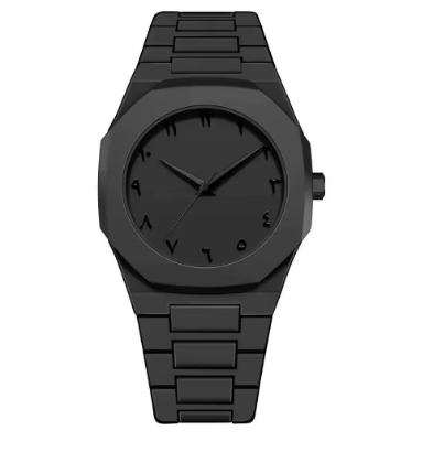 Men’s Minimalist Black Quartz Watch