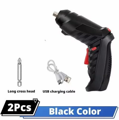 3.6V Cordless Mini Electric Drill with Bit Set – 1800mAh Lithium Battery for Home Repairs
