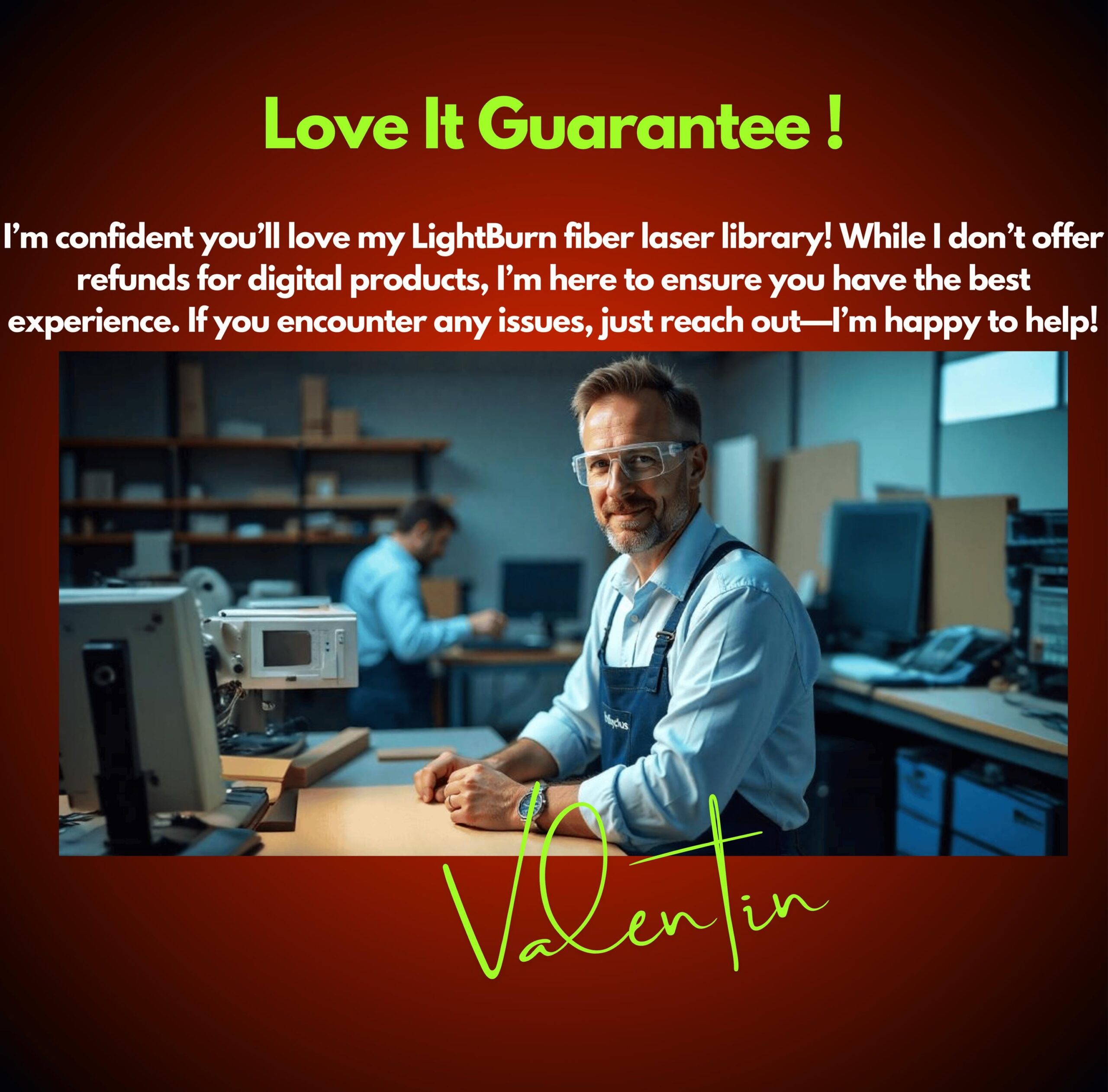 5W UV Fiber Laser Lightburn Library: 53 Material Settings (Digital Download)