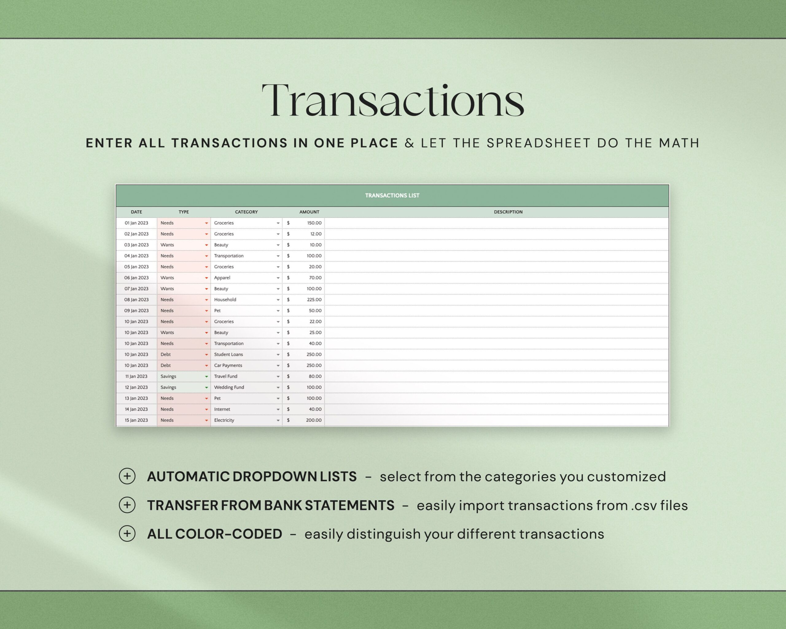 50/30/20 Budget Planner Google Sheets Monthly Budget Spreadsheet Excel Paycheck Budget Template Weekly Budget Tracker 70/20/10 Budgeting