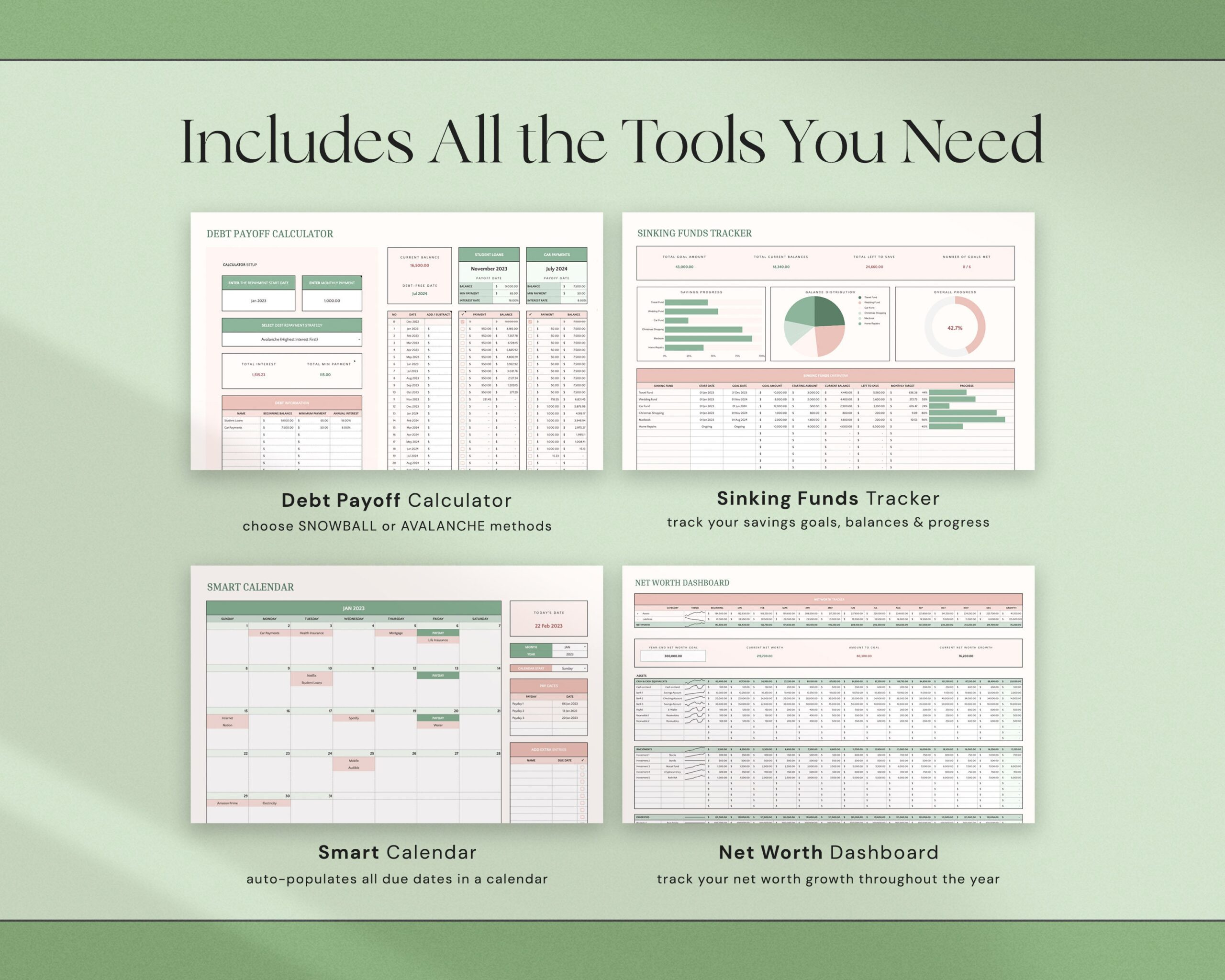 Annual Weekly Paycheck Budget Biweekly Budget Planner Google Sheets Excel Monthly Budget Couple Family Finance Dashboard Bi-weekly Paycheck